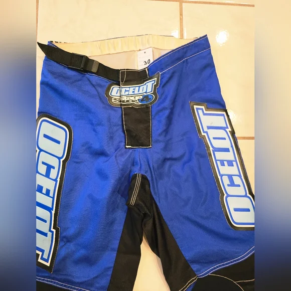 Ocelot Blue and Black Mens 30" Racing Pants - Picture 5 of 8